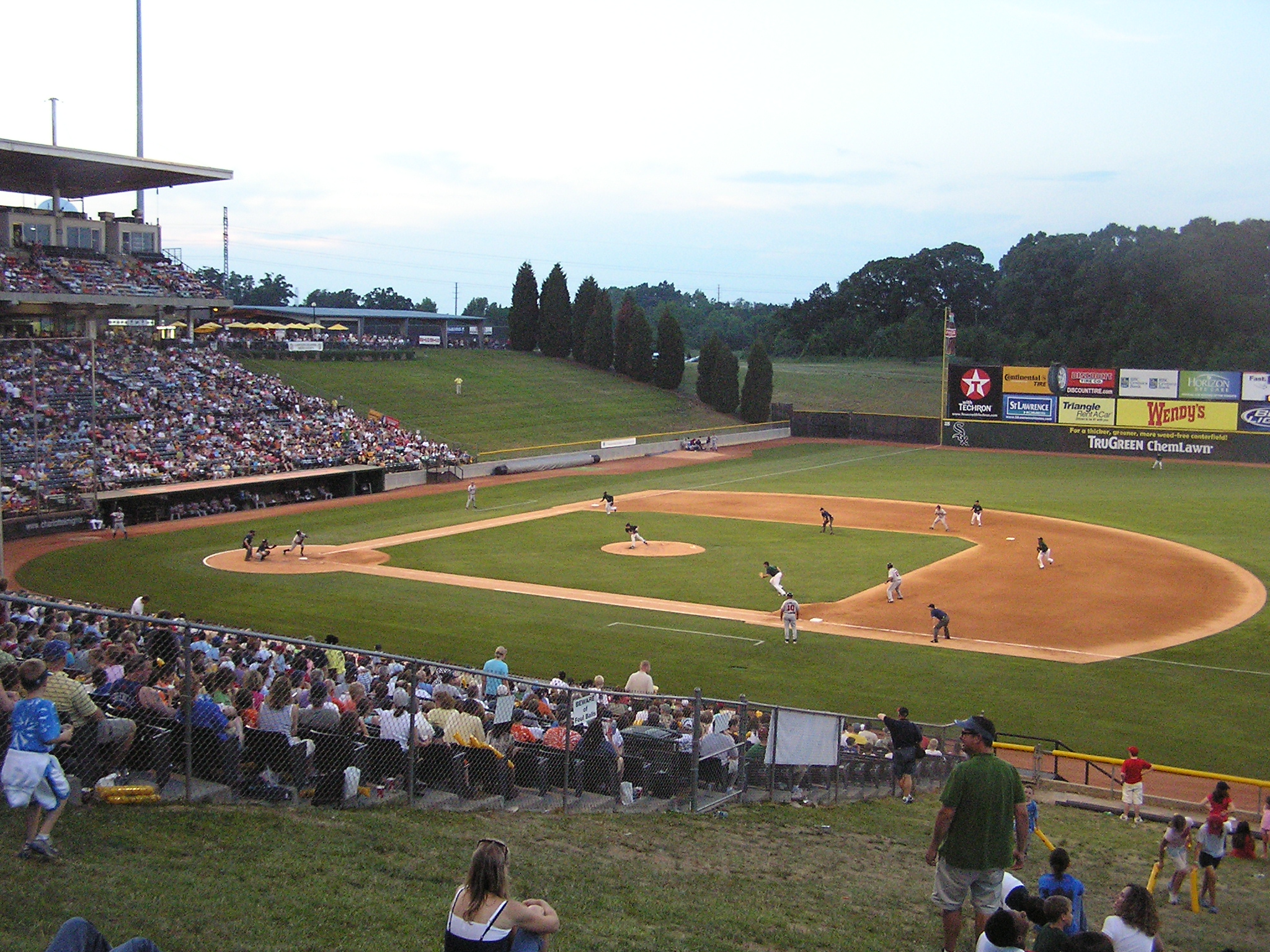 Knights Stadium from the first base side 